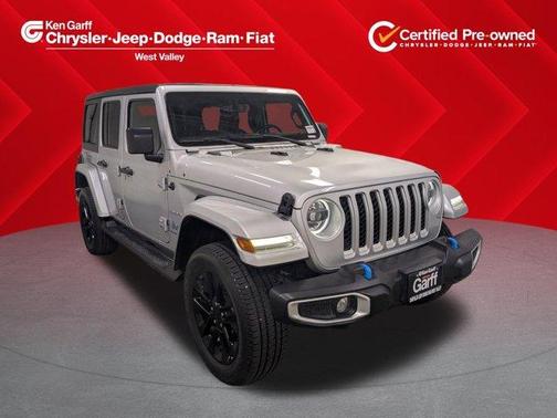 Silver Zynith Clearcoat 2023 Jeep Wrangler 4xe Sahara