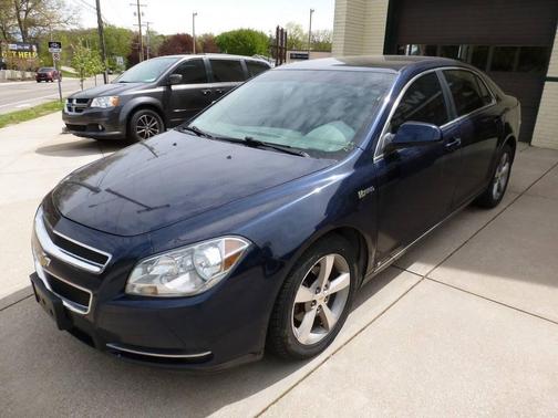 Blue 2009 Chevrolet Malibu Hybrid Base