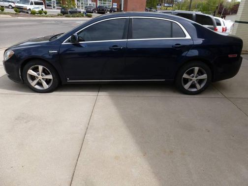 Blue 2009 Chevrolet Malibu Hybrid Base