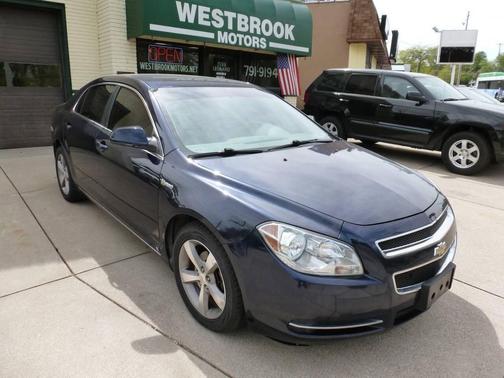 Blue 2009 Chevrolet Malibu Hybrid Base