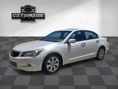 White Diamond Pearl 2009 Honda Accord EX