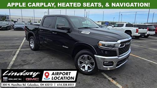 Diamond Black Crystal Pearlcoat 2025 RAM 1500 Big Horn/Lone Star