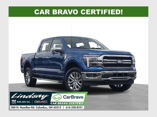 Atlas Blue Metallic 2025 Ford F-150 Lariat