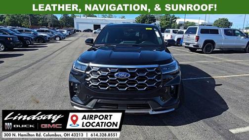 Black Metallic 2025 Ford Explorer Platinum