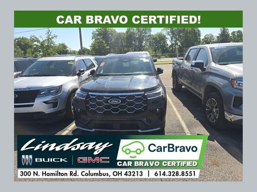 Black Metallic 2025 Ford Explorer Platinum