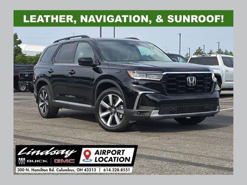 Crystal Black Pearl 2025 Honda Pilot Elite