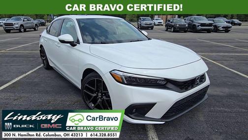 Platinum White Pearl 2024 Honda Civic Sport Touring