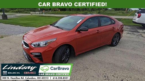Fire Orange 2021 Kia Forte GT-Line