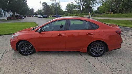 Fire Orange 2021 Kia Forte GT-Line