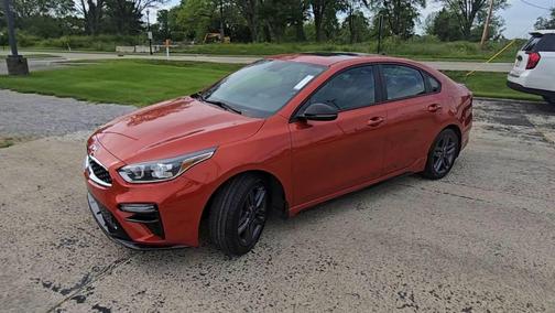 Fire Orange 2021 Kia Forte GT-Line
