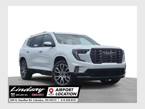 Glacier White Tricoat 2026 GMC Acadia Denali