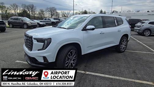 Glacier White Tricoat 2026 GMC Acadia Denali