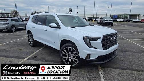 Glacier White Tricoat 2026 GMC Acadia Denali