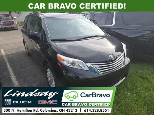 Midnight Black Metallic 2017 Toyota Sienna XLE Premium