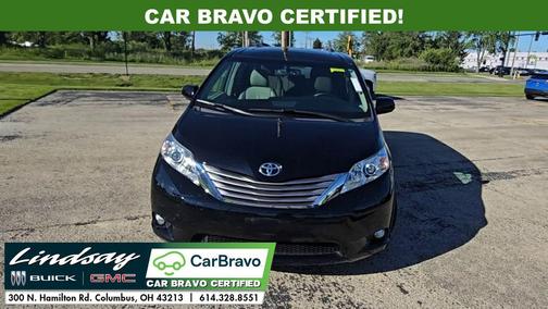 Midnight Black Metallic 2017 Toyota Sienna XLE Premium