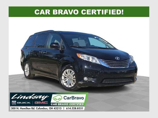 Midnight Black Metallic 2017 Toyota Sienna XLE Premium