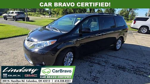 Midnight Black Metallic 2017 Toyota Sienna XLE Premium