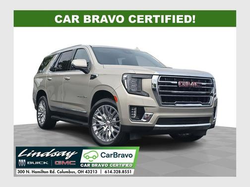 Pearl Beige Metallic 2023 GMC Yukon SLT