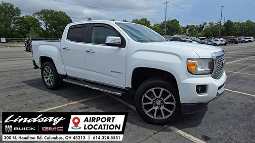 Summit White 2019 GMC Canyon Denali
