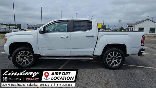 Summit White 2019 GMC Canyon Denali