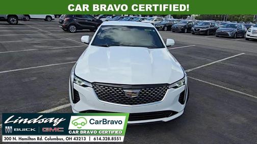 Summit White 2024 Cadillac CT4 Premium Luxury