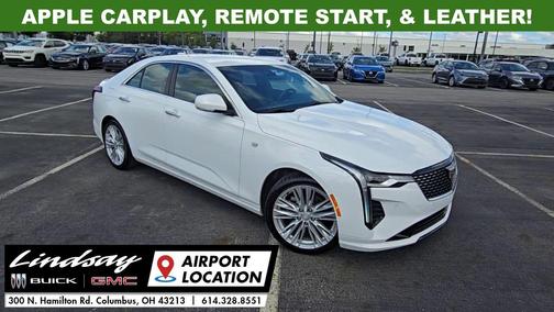 Summit White 2024 Cadillac CT4 Premium Luxury