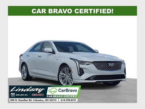 Summit White 2024 Cadillac CT4 Premium Luxury