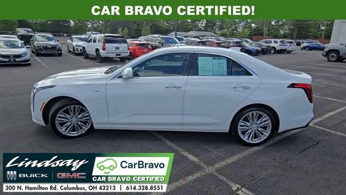 Summit White 2024 Cadillac CT4 Premium Luxury