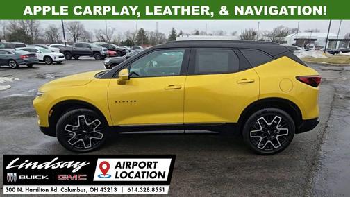 Nitro Yellow Metallic 2023 Chevrolet Blazer RS