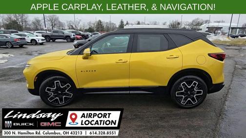 Nitro Yellow Metallic 2023 Chevrolet Blazer RS