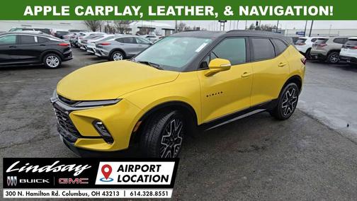 Nitro Yellow Metallic 2023 Chevrolet Blazer RS