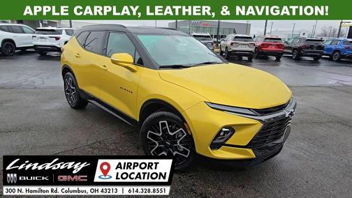 Nitro Yellow Metallic 2023 Chevrolet Blazer RS