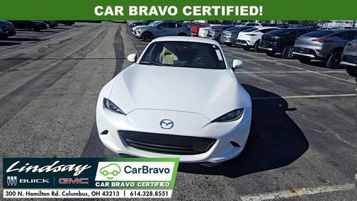 Snowflake White Pearl Mica 2025 Mazda MX-5 Miata RF Grand Touring
