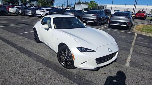 Snowflake White Pearl Mica 2025 Mazda MX-5 Miata RF Grand Touring