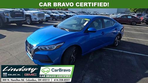 Electric Blue Metallic 2023 Nissan Sentra SV