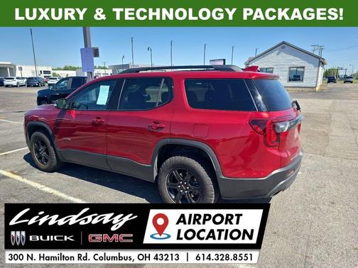 Volcanic Red Tintcoat 2023 GMC Acadia AWD AT4