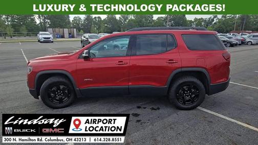 Volcanic Red Tintcoat 2023 GMC Acadia AWD AT4
