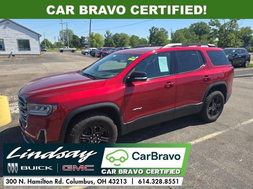 Volcanic Red Tintcoat 2023 GMC Acadia AWD AT4
