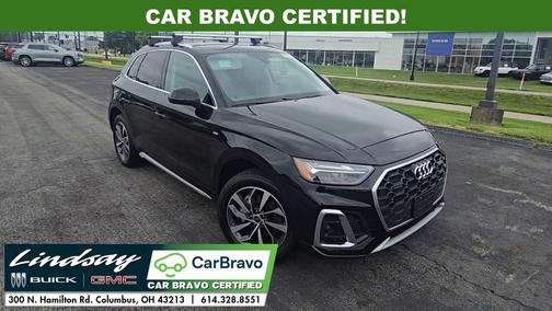 Mythos Black Metallic 2024 Audi Q5 45 S line Premium Plus
