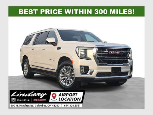 White Frost Tricoat 2021 GMC Yukon XL SLT