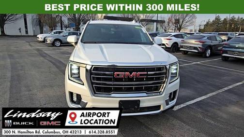 White Frost Tricoat 2021 GMC Yukon XL SLT