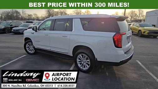 White Frost Tricoat 2021 GMC Yukon XL SLT