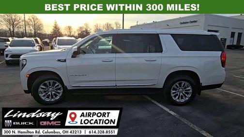 White Frost Tricoat 2021 GMC Yukon XL SLT