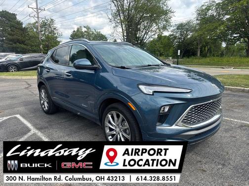 Ocean Blue Metallic 2024 Buick Encore GX Avenir