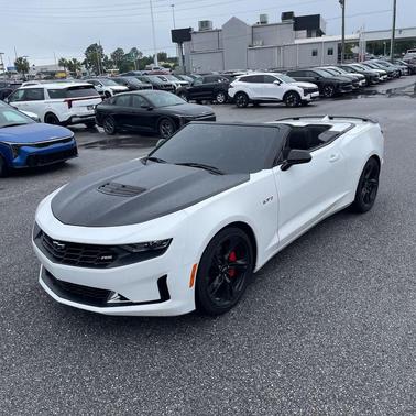 Summit White 2023 Chevrolet Camaro RWD Convertible LT1