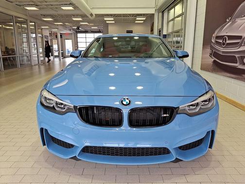 Blue 2019 BMW M4 Competition