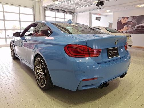 Blue 2019 BMW M4 Competition