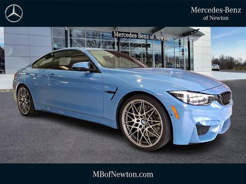 Blue 2019 BMW M4 Competition