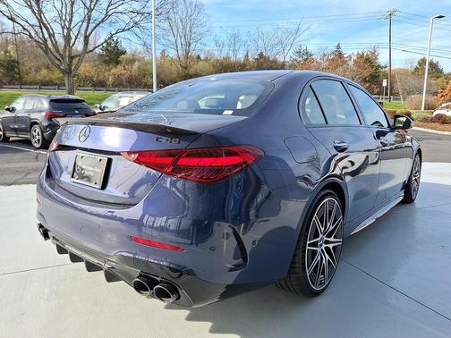 Blue 2026 Mercedes-Benz AMG C 43 4MATIC