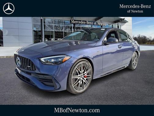 Blue 2026 Mercedes-Benz AMG C 43 4MATIC